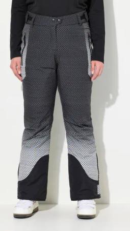 Damen Skihose wasserdicht Punkte Klettriegel Schneefang