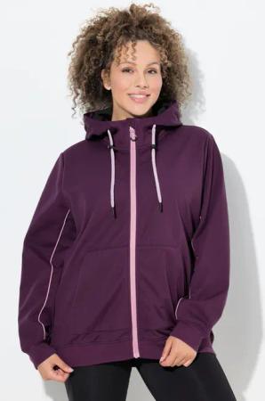 Damen Softshell-Funktionsjacke wasserabweisend Kapuze