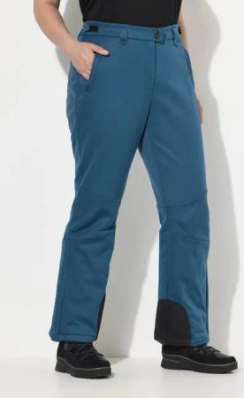 Damen Softshellhose wasserabweisend Klettriegel Schneefang