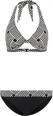 Damen s.Oliver RED LABEL Beachwear Bügel-Bikini mit grafischem Druckdesign