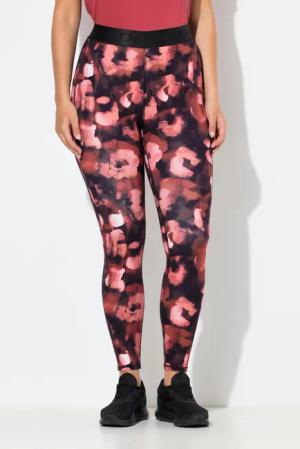 Damen Sport-Leggings Leomuster schnelltrocknend Elastikbund