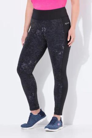 Damen Sport-Leggings schnelltrocknend Taschen recycelt