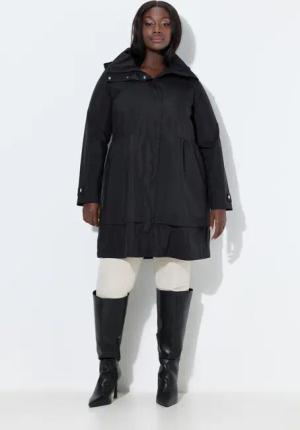 Damen Sympatex-Mantel wasserdicht Stehkragen Zipptaschen