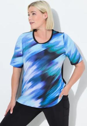 Damen T-Shirt Rücken-Cut-Out Rundhals Halbarm recycelt