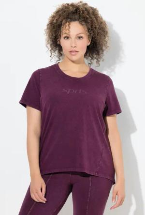 Damen T-Shirt Vintage-Look Classic Rundhals Halbarm