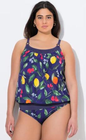 Damen Tankini Früchte Softcups Träger verstellbar recycelt