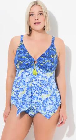 Damen Tankini Mustermix Softcups Träger verstellbar recycelt