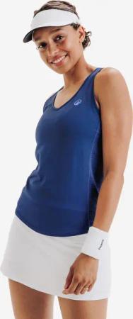Damen Tennisshirt - TTK Light F Dry ärmellos blau