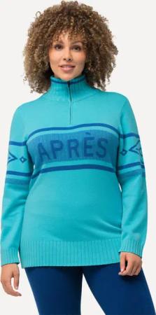 Damen Troyer Après-Ski Slim Stehkragen Langarm