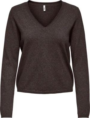 Damen V-Ausschnitt Pulli Only Loyal