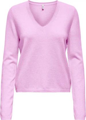Damen V-Ausschnitt Pulli Only Loyal