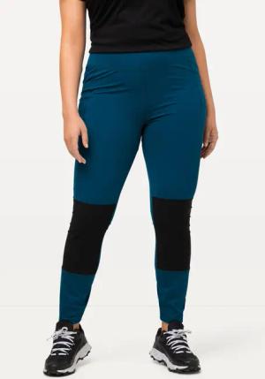 Damen Wander-Leggings Zipptasche High Waist Elastikbund