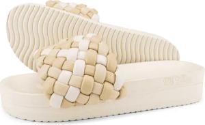 Damen weave*hi Slides Beige