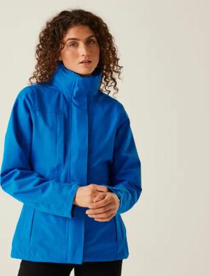 Damen Windjacke Wasserdicht, Atmungsaktiv - Kingsley, blau