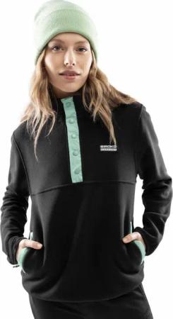 Damen Wintersport dicker fleecepullover für Stowe-W Schwarz