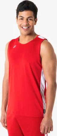 Damen/Herren Basketball Trikot ärmellos - Tank 100 rot