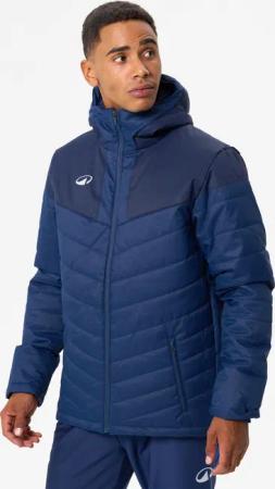 Damen/Herren Fußball Jacke kurz marineblau