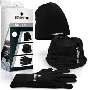 Damen/Herren Fußball Set - Spieler Winterset V22 schwarz