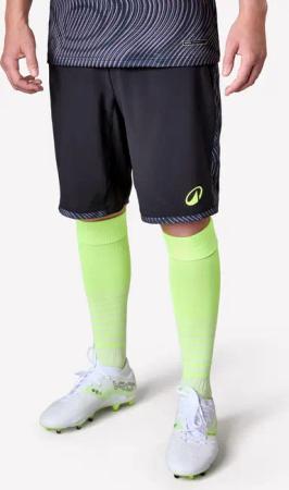 Damen/Herren Fußball Shorts - VIRALTO II Wavy schwarz/grau