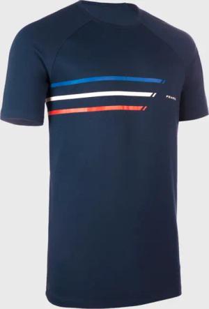 Damen/Herren T-Shirt kurzarm Frankreich - R100 blau