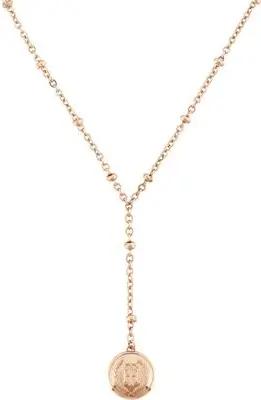 Damenkette Casual aus rosévergoldetem Edelstahl