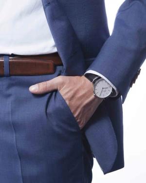 Daniel Wellington Uhren - DW COMBO Watch Sheffield 36mm Silver + leather car - Gr. unisize - in Silber - für Damen