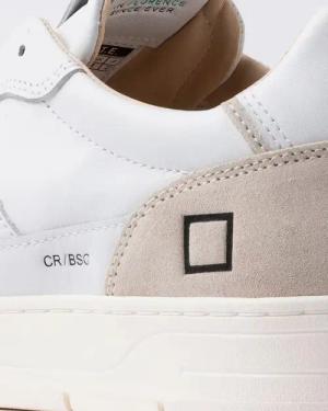 D.A.T.E Low-Top Sneaker - Sneakers Beige - Gr. 44 (EU) - in Weiß - für Damen