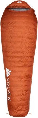 Daunen Schlafsack Narvi 400 215x80cm orange