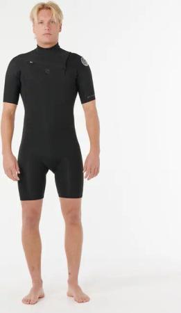 Dawn Patrol 2/2 Brustreißverschluss Anzug Schwarz