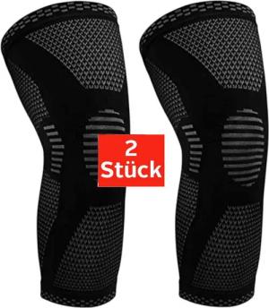 DDOnlineShop Kniebandage Hochwertige Kniebandage Herren Damen (Spar-Set, 2-tlg., 2er Set), Premium Qualität