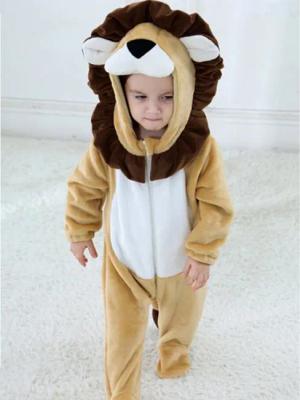 DEBAIJIA Pyjama DEBAIJIA Baby Spielanzug 0-36M Pyjama Winter Tier Kapuze Jumpsuit