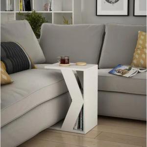 Decortie Beistelltisch Naze (pack, 1 Tisch), Moderner C-Modell Beistelltisch, Mehrzweck, 40 x 30 x 57 cm