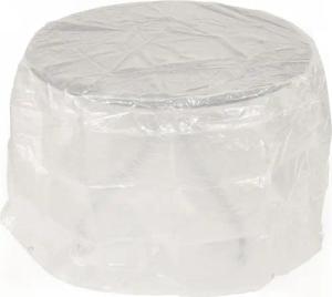 DEGAMO Gartenmöbel-Schutzhülle (1-St), für Gartentisch rund 100x70cm, PE transparent, reißfest und formstabil