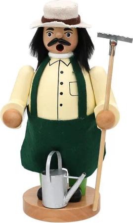 Dekohelden24 Räuchermännchen Räuchermann als Gärtner, ca. 20 cm
