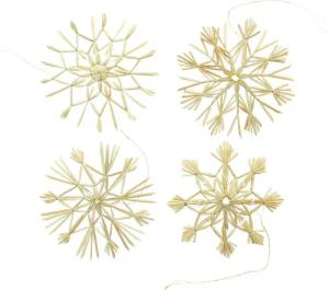 Dekoleidenschaft Christbaumschmuck Strohsterne "Tradition" Ø 9 cm Stroh Weihnachtsbaumschmuck, Dekohänger (20-tlg), Dekohänger, Christbaumschmuck, Weihnachtshänger, Sternenhänger