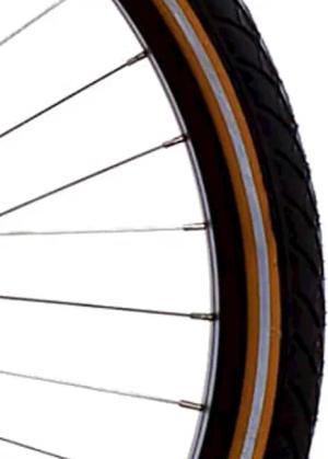 Deli-Reifenreifen SA-206 24 x 175 Schwarzer gelber Reflieh