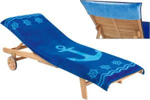 Delindo Lifestyle Liegenauflage Tropical Liegenauflage ANKER, (1 St), Jacquard-gewebtes Motiv