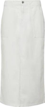 Denim-Midirock mit Schlitz