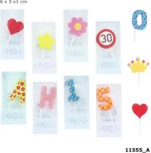 DEPESCHE 11555 Geburtstagskerzen, sortiert