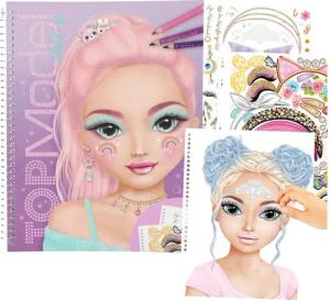 Depesche Spiel Create your TOPModel Make Up Malbuch