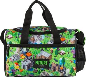 DERFORM Sporttasche Pixel Game Play Schultertasche Umhängetasche Tasche Schultasche