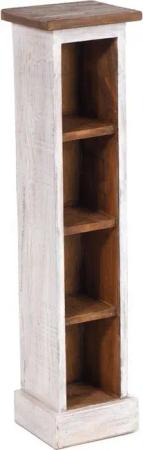 DESIGN DELIGHTS CD-Regal HOLZ CD REGAL "CD TOWER", 76cm(H), Holzregal, CD Rack mit 4 Fächern