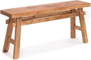 DESIGN DELIGHTS Sitzbank SITZBANK "EAST", Altholz massiv, 118x53x27,5cm (BxHxT), Holzbank, F