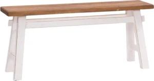 DESIGN DELIGHTS Sitzbank SITZBANK "EAST", Altholz massiv, 118x53x27,5cm (BxHxT), Holzbank, F