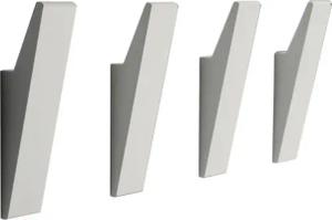 Designfabrik Hamburg Garderobenhaken Set mit versteckter Verschraubung (4 St)