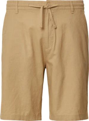 Detroit: Bermuda aus Baumwoll- und Leinenmix im Relaxed Fit