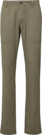 Detroit: Cropped-Hose aus Leinenmix im Relaxed Fit