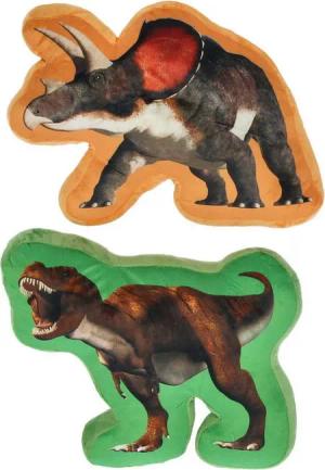 Dino Bikes Dekokissen Kissen Velours Kissen Ideal als Dekokissen