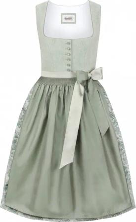 Dirndl Amira (salbei, Gr. 42) von Stockerpoint Heimatgwand für Damen, 100% Baumwolle