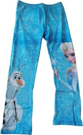 Disney Frozen Leggings Mädchen Leggings "Anna & Olaf", blau, 98–134